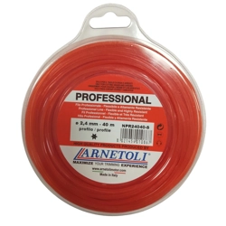 vendita online Filo stellare per decespugliatore ø 2.4 mm. x 40 metri  Ricambi per macchine da giardino e accessori ARNETOLI